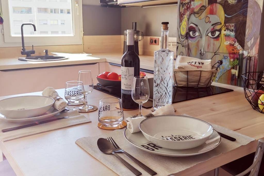 Appartement Premium, Proche Faculte & Centre Ville Ideal Digital Nomad ペルピニャン エクステリア 写真